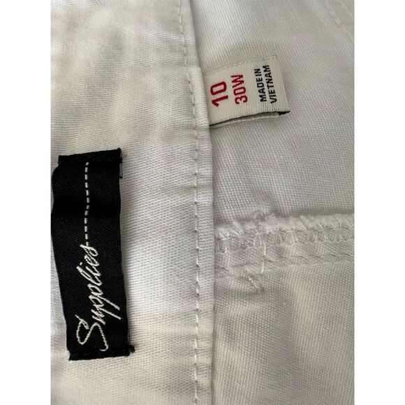 Supplies by Unionbay Women's High Waisted White Shorts Size 10 Casual - Picture 6 of 9